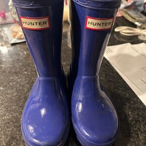 Hunter Kids Classic Blue Rain Boots